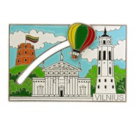 Magnetas Vilnius su judančiu oro balionu